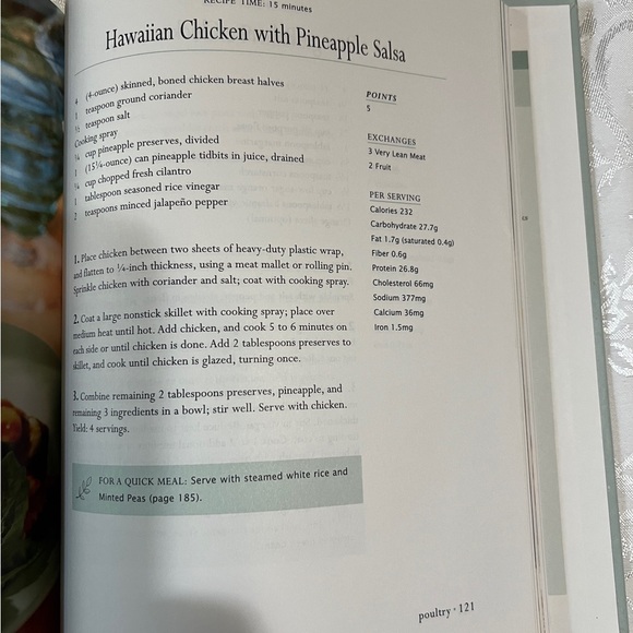 Weight Watchers Quick Cooking for Busy People - Hardcover - EUC - Picture 4 of 4